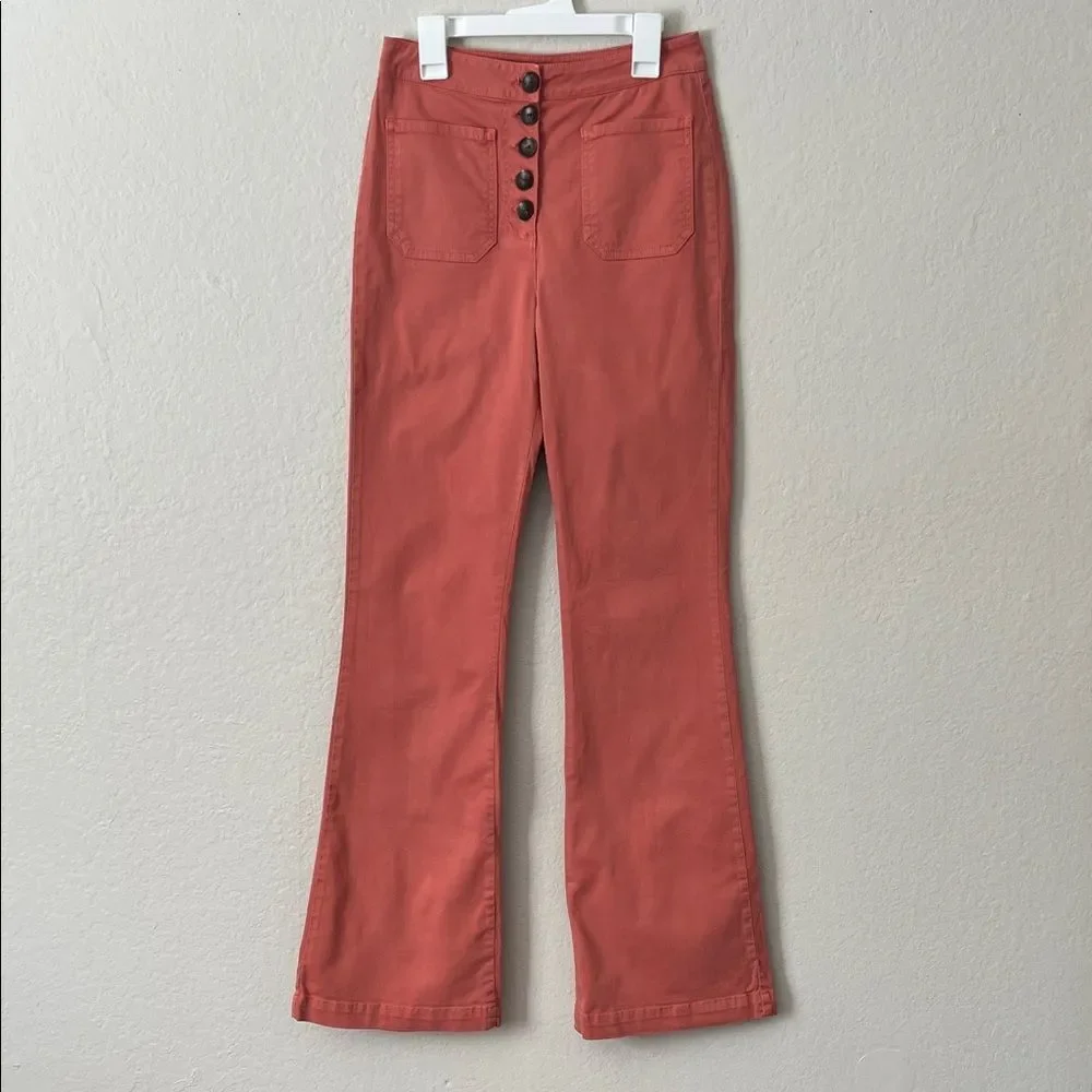 Like New! Paloma Wool Margherita Pants High Waisted in Coral in Size 36 - Picture 3 of 15